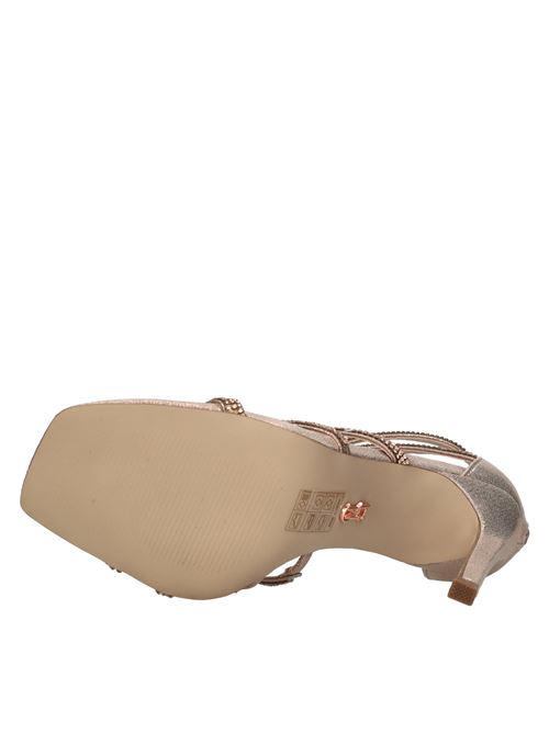 Sandali in tessuto e strass STEVE MADDEN | CAVIARROSE GOLD